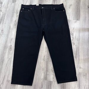 Levis 550 Relaxed Straight Jeans Mens  50X29 Black New With Tags Big & Tall *